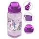 square plastic water bottle